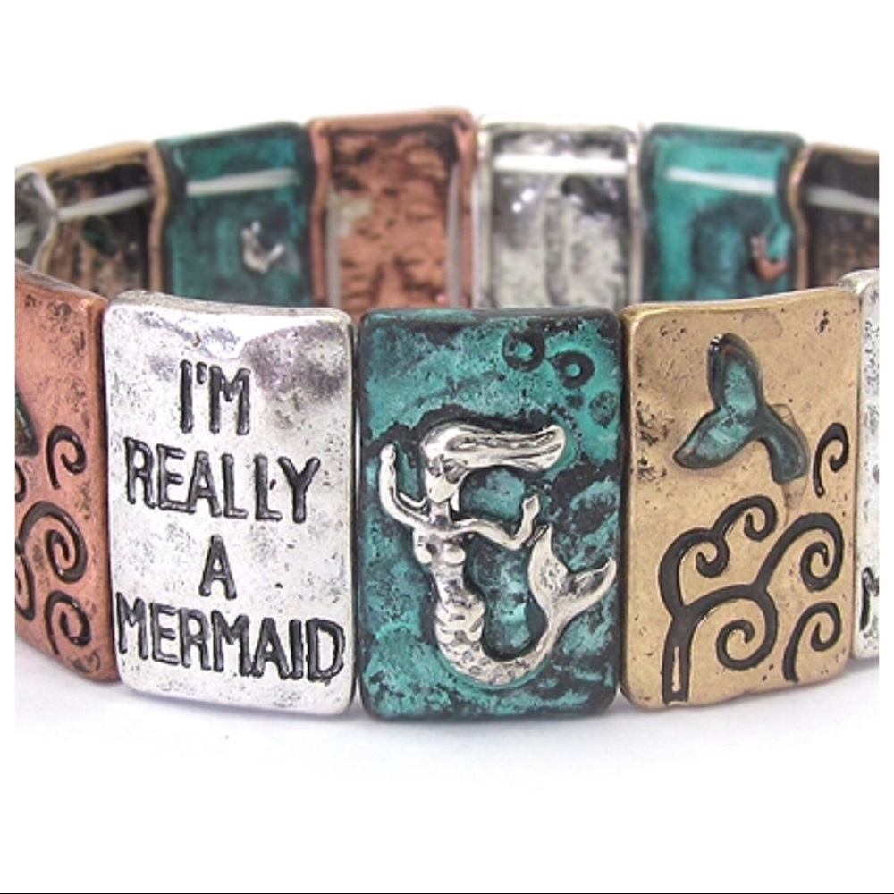 NEW I’M REALLY A MERMAID STRETCH BRACELET
